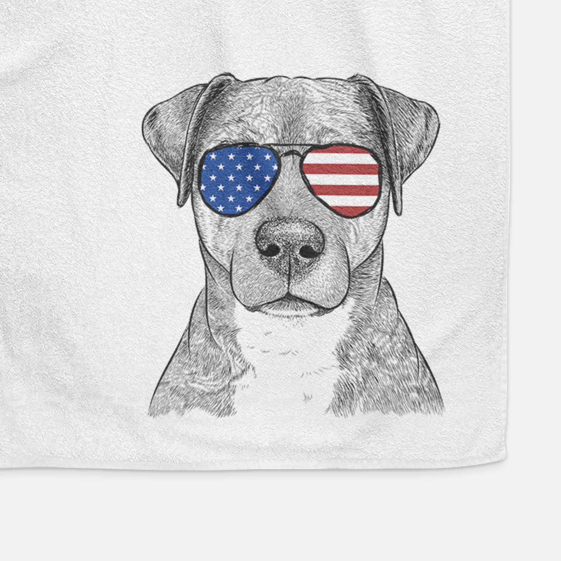 TedE the Mixed Breed Decorative Hand Towel