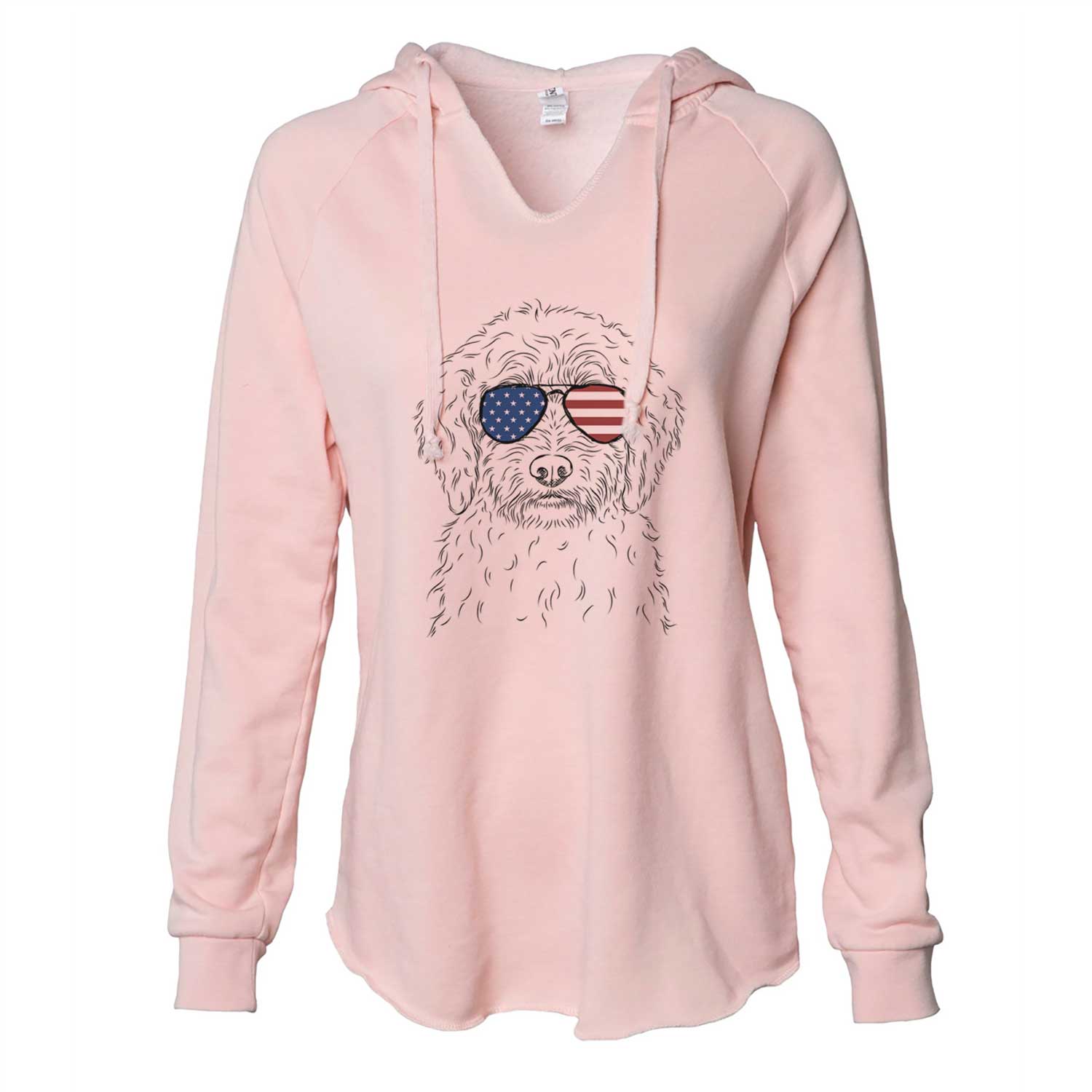 USA Teddy the Labradoodle - Cali Wave Hooded Sweatshirt
