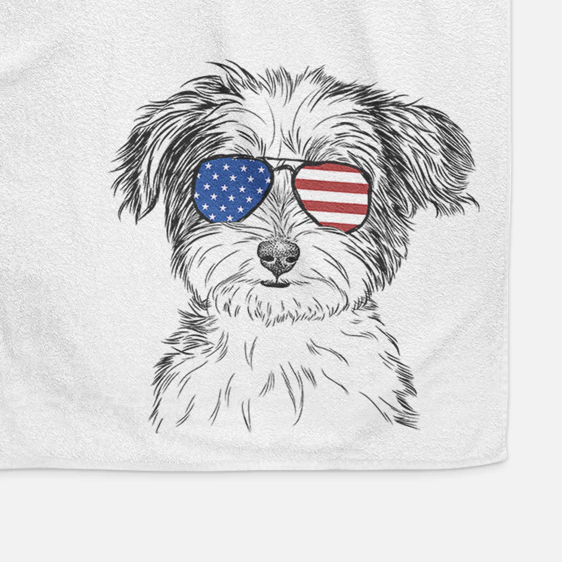 Teddy the Havanese Decorative Hand Towel