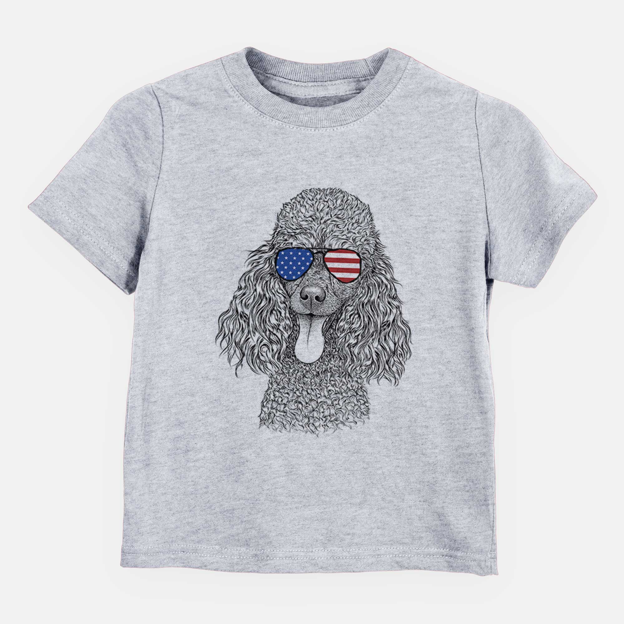 USA Teddy the Mini Poodle - Kids/Youth/Toddler Shirt