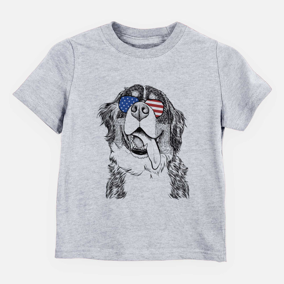 USA Theo the Bernese Mountain Dog - Kids/Youth/Toddler Shirt