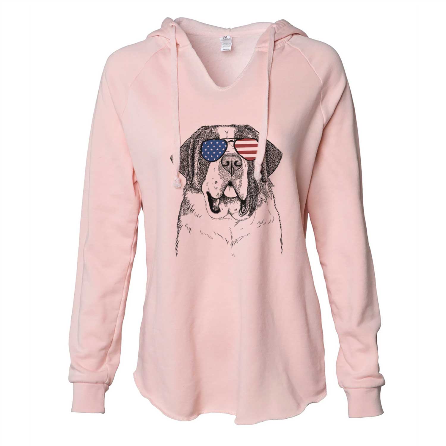 USA Thor the Saint Bernard - Cali Wave Hooded Sweatshirt