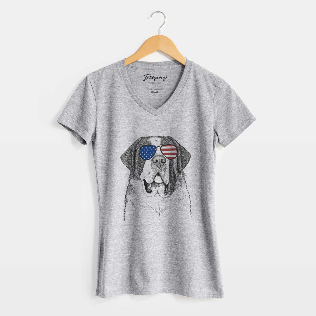 USA Thor the Saint Bernard - Women&#39;s Perfect V-neck Shirt