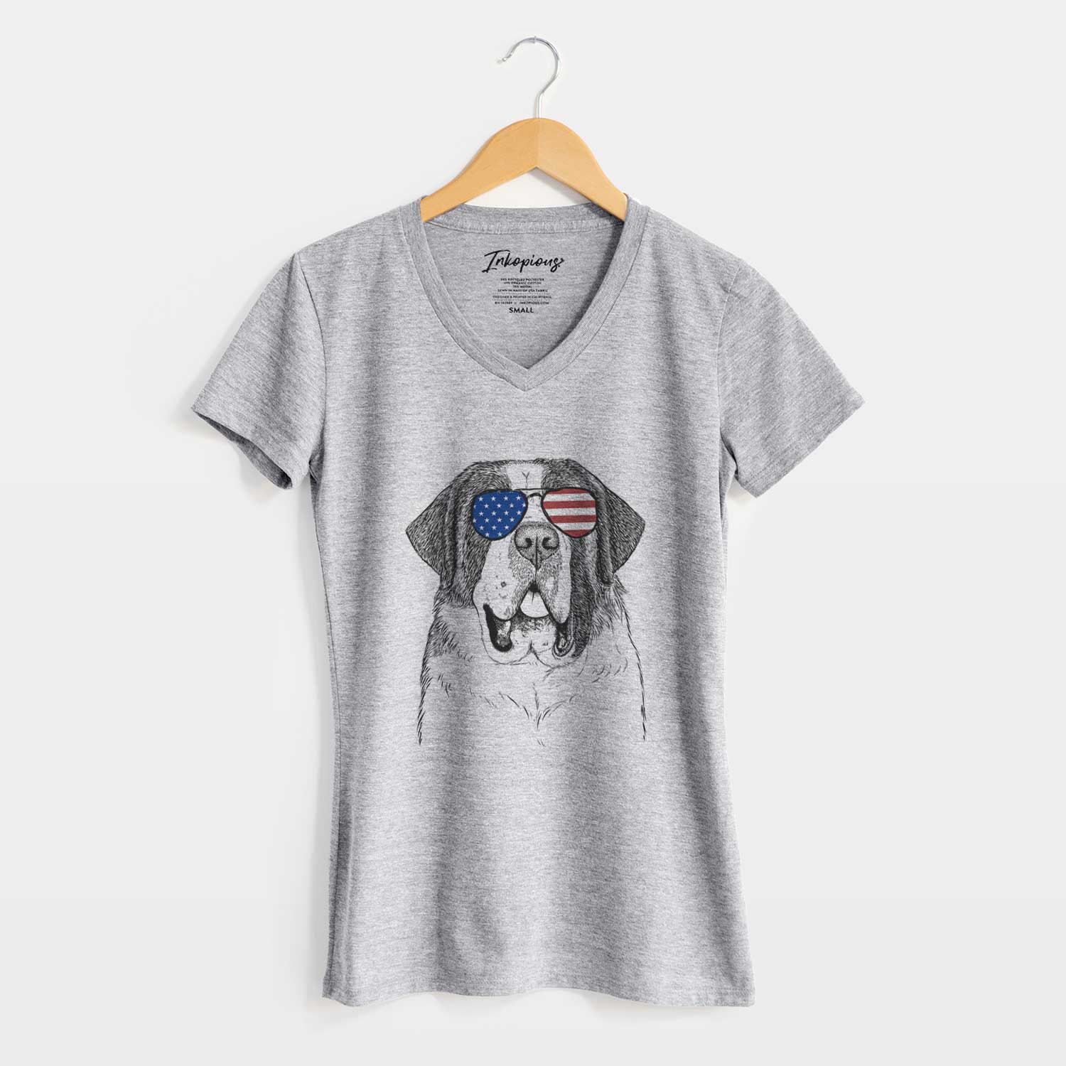 USA Thor the Saint Bernard - Women's Perfect V-neck Shirt