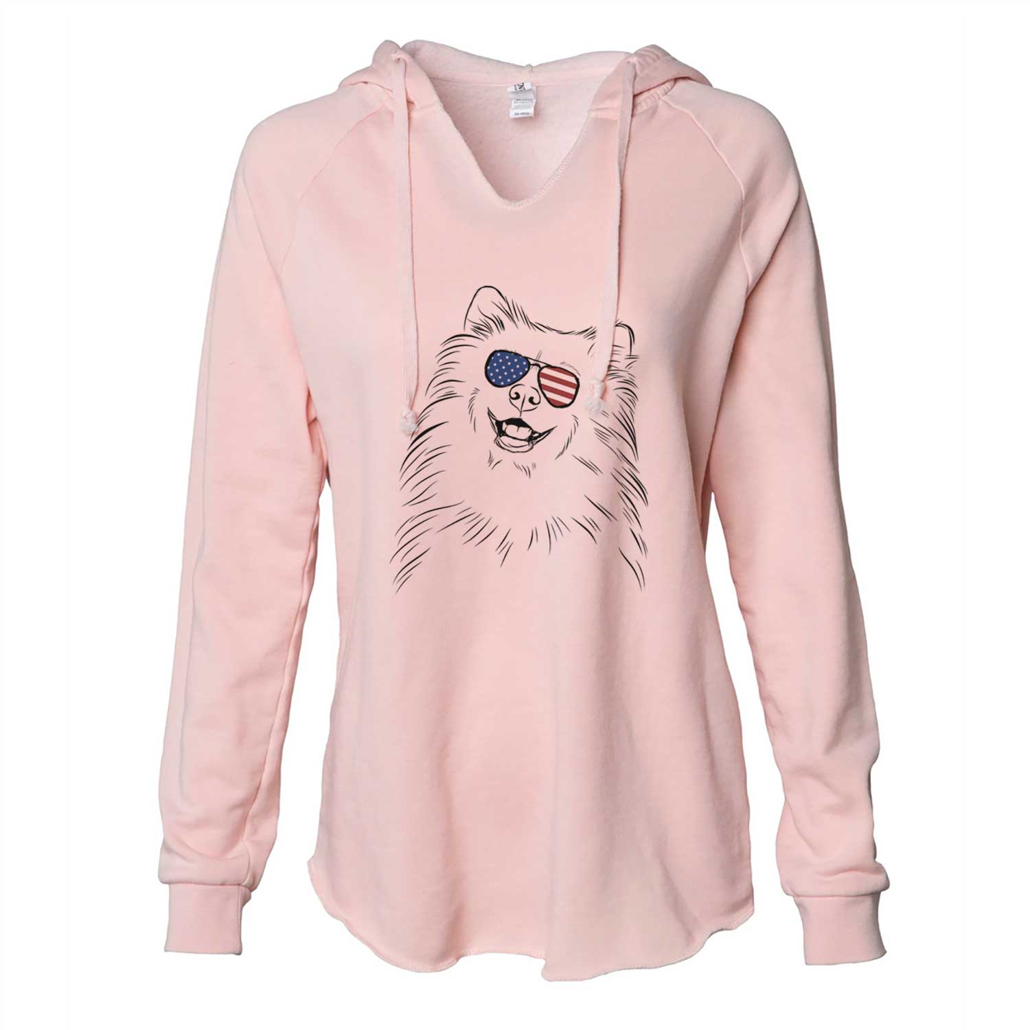 USA Tillie the Samoyed - Cali Wave Hooded Sweatshirt