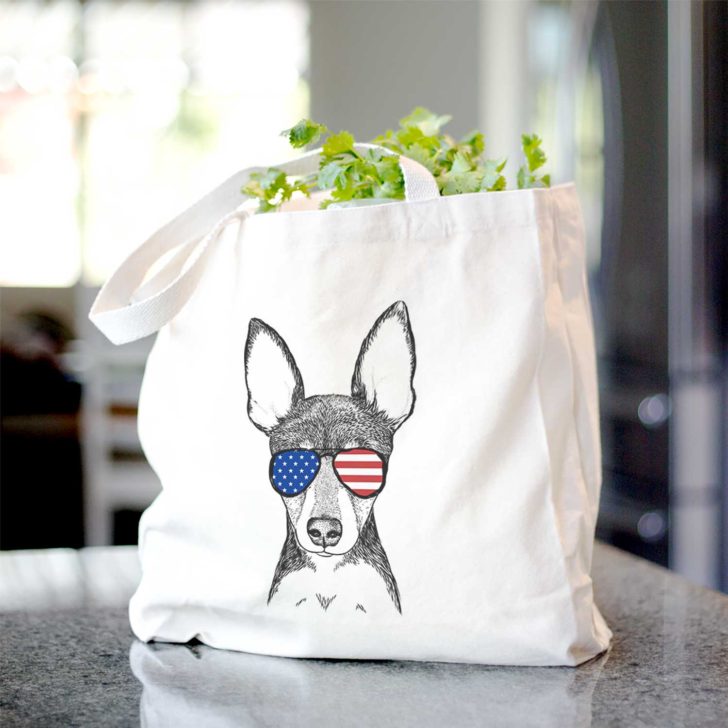 Tiny the Toy Fox Terrier - Tote Bag