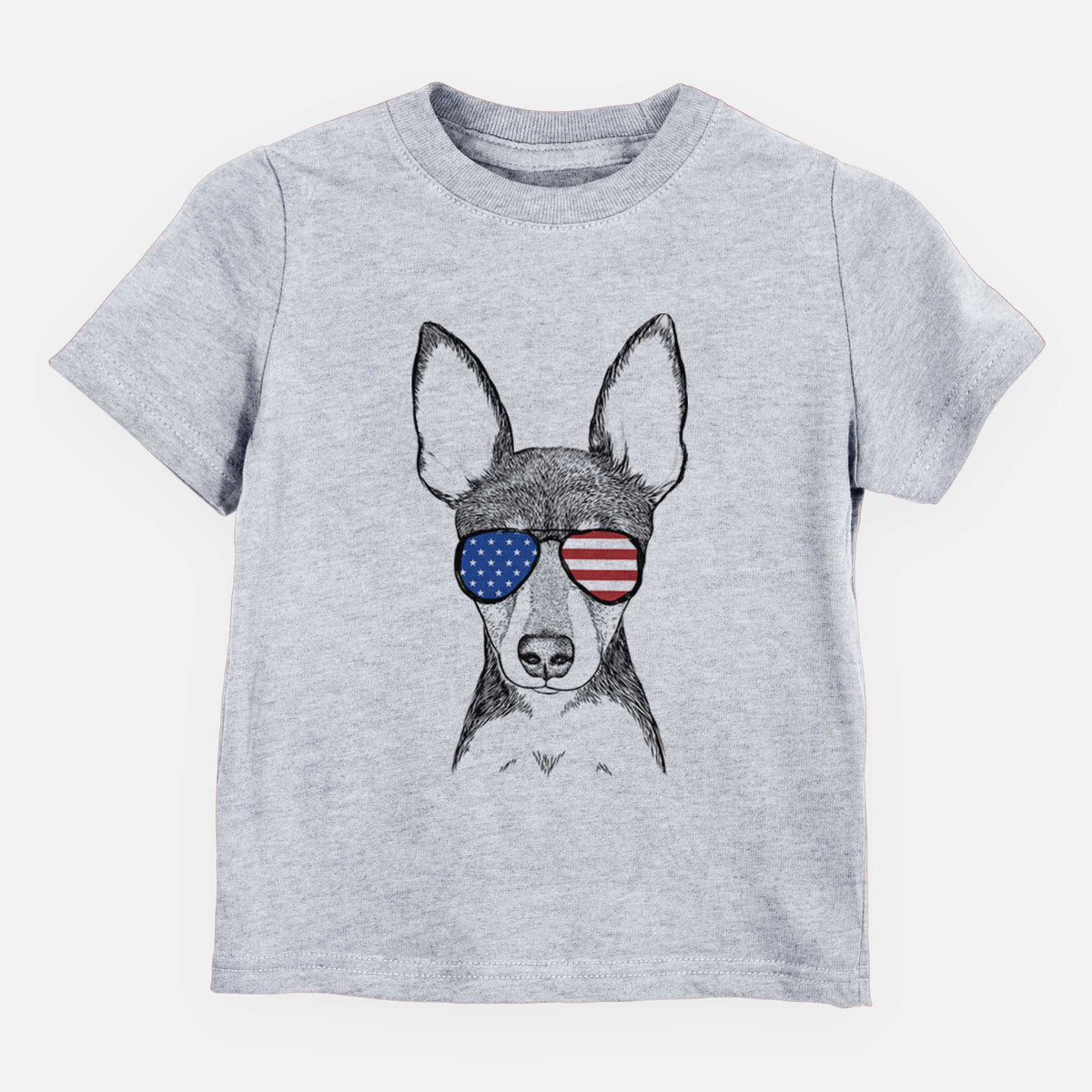 USA Tiny the Toy Fox Terrier - Kids/Youth/Toddler Shirt