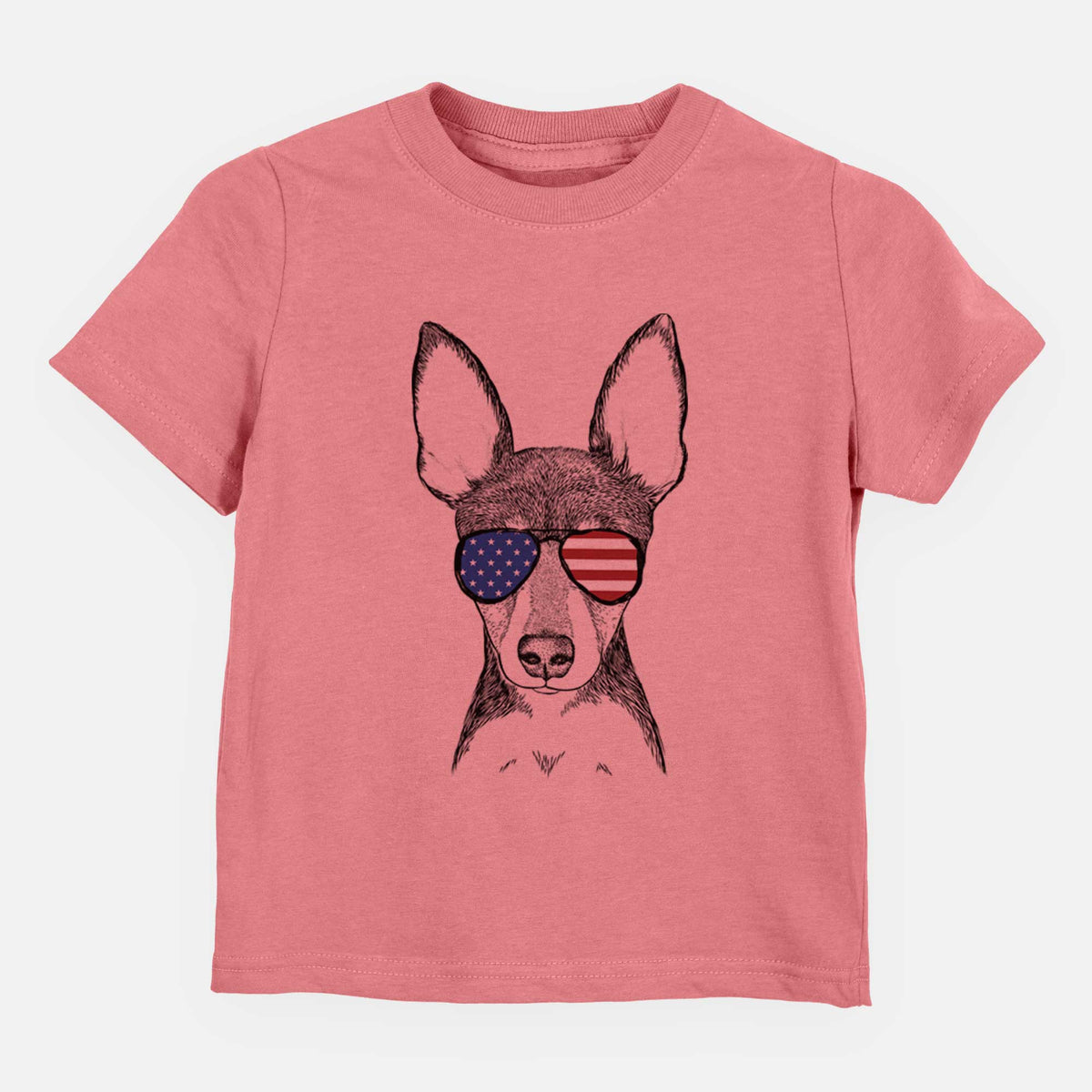 USA Tiny the Toy Fox Terrier - Kids/Youth/Toddler Shirt