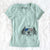 USA Tiny Tucker the Mixed Breed - Women's Perfect V-neck Shirt