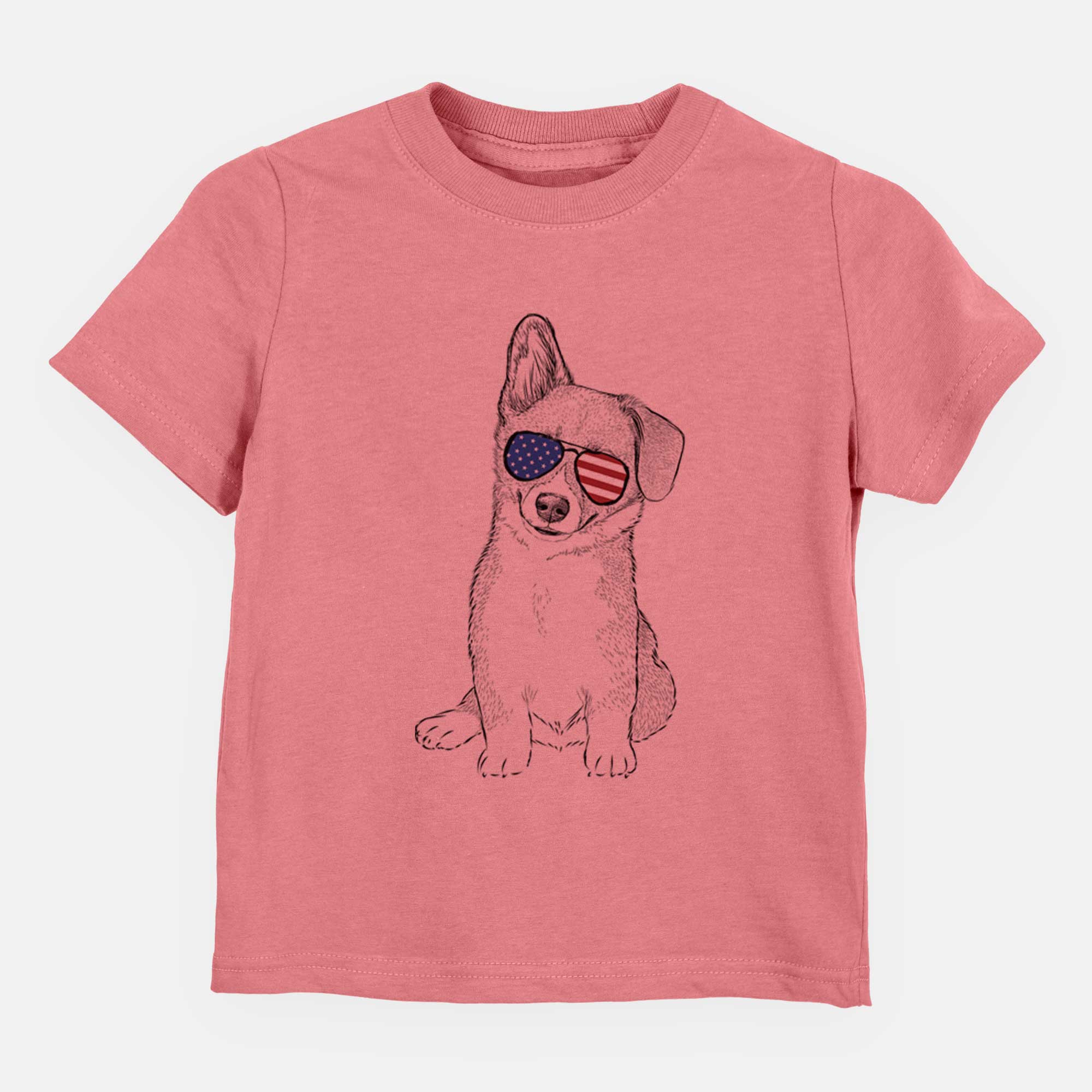 USA Toby the Corgi Puppy - Kids/Youth/Toddler Shirt