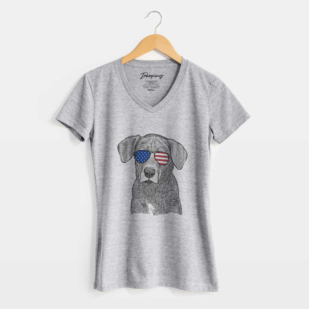 USA Tom the Lab Dane Mix - Women&#39;s Perfect V-neck Shirt