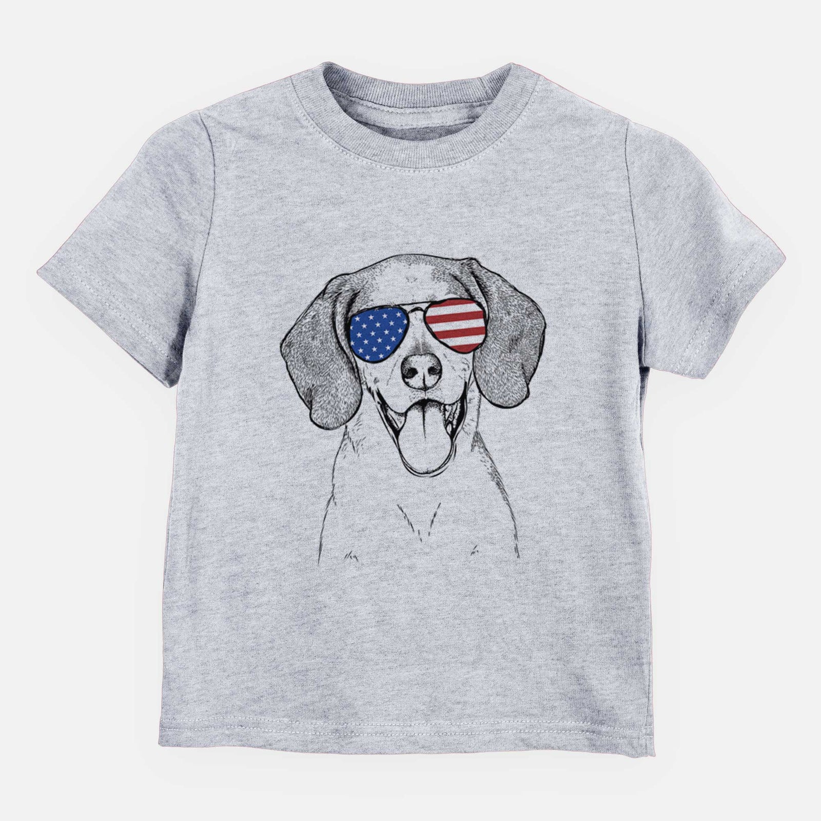 USA Trooper the Hound Mix - Kids/Youth/Toddler Shirt