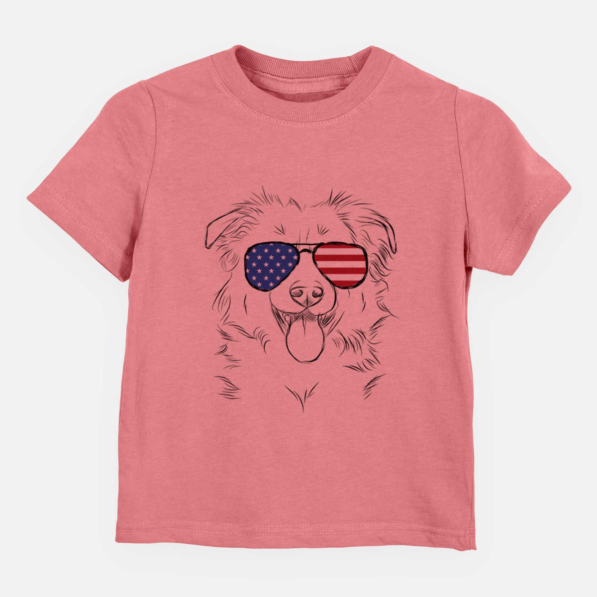 USA Tucker the Collie Shepherd - Kids/Youth/Toddler Shirt