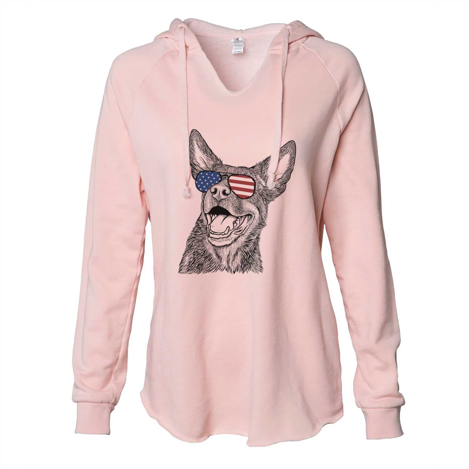 USA Tucker the Australian Kelpie - Cali Wave Hooded Sweatshirt