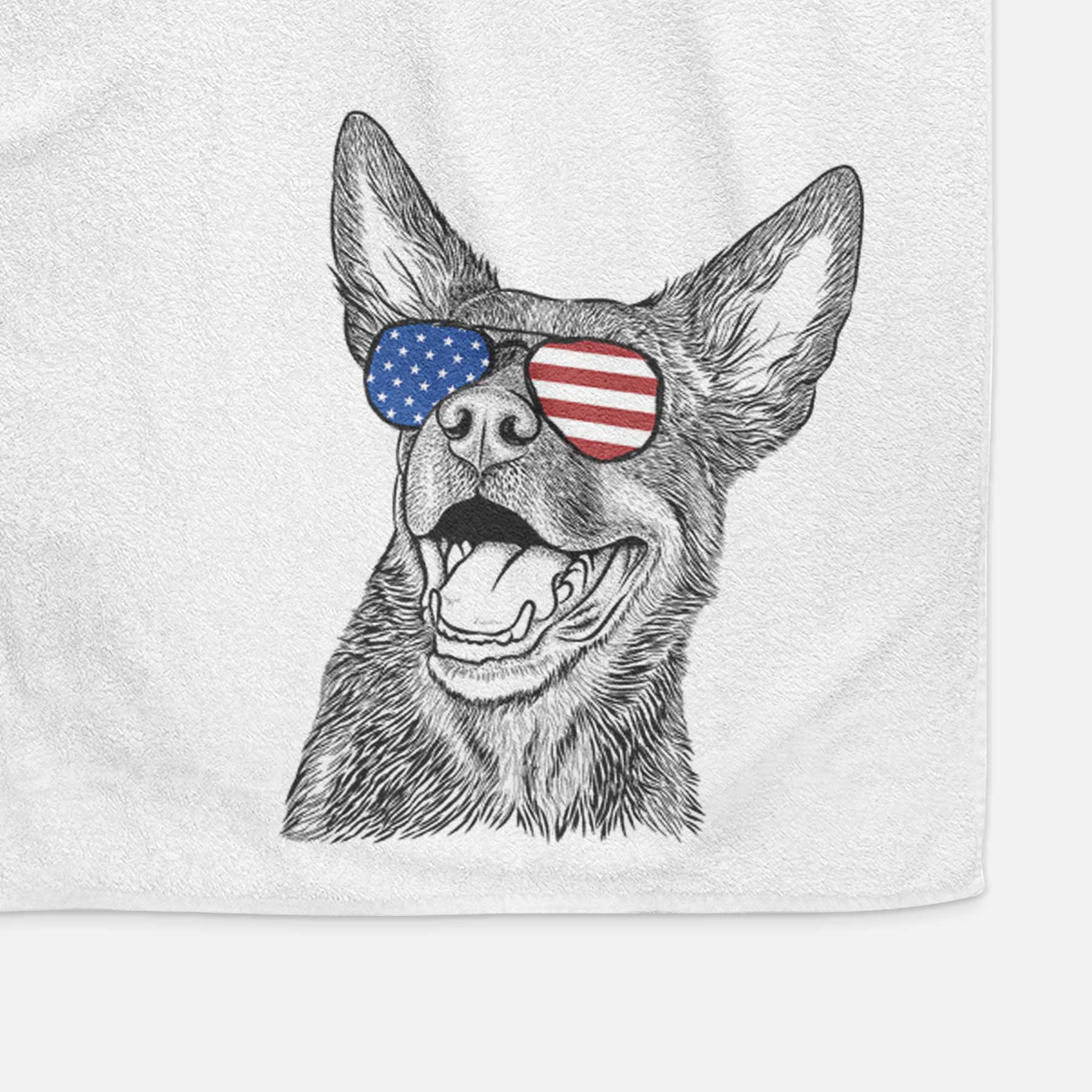 Tucker the Australian Kelpie Decorative Hand Towel