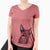 USA Tucker the Australian Kelpie - Women's Perfect V-neck Shirt