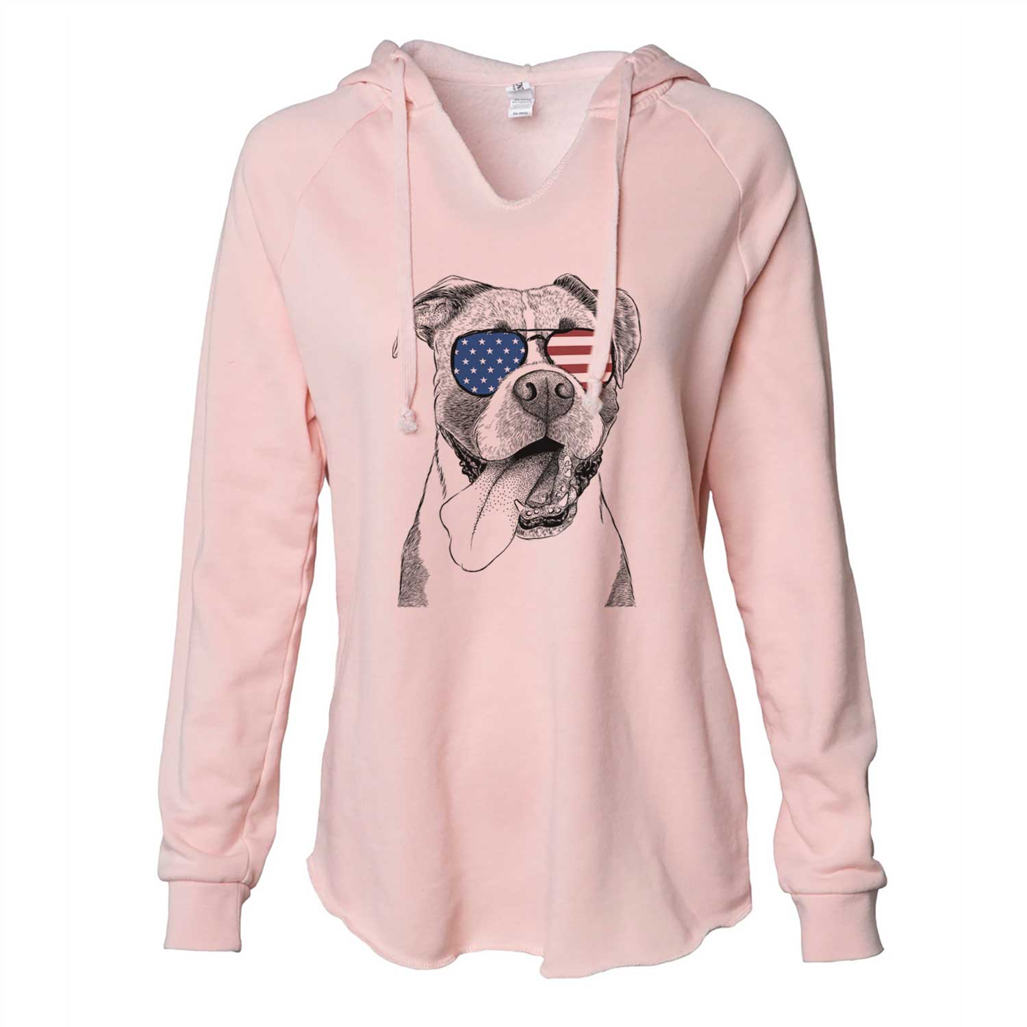 USA Tuckeroo the Boxer - Cali Wave Hooded Sweatshirt