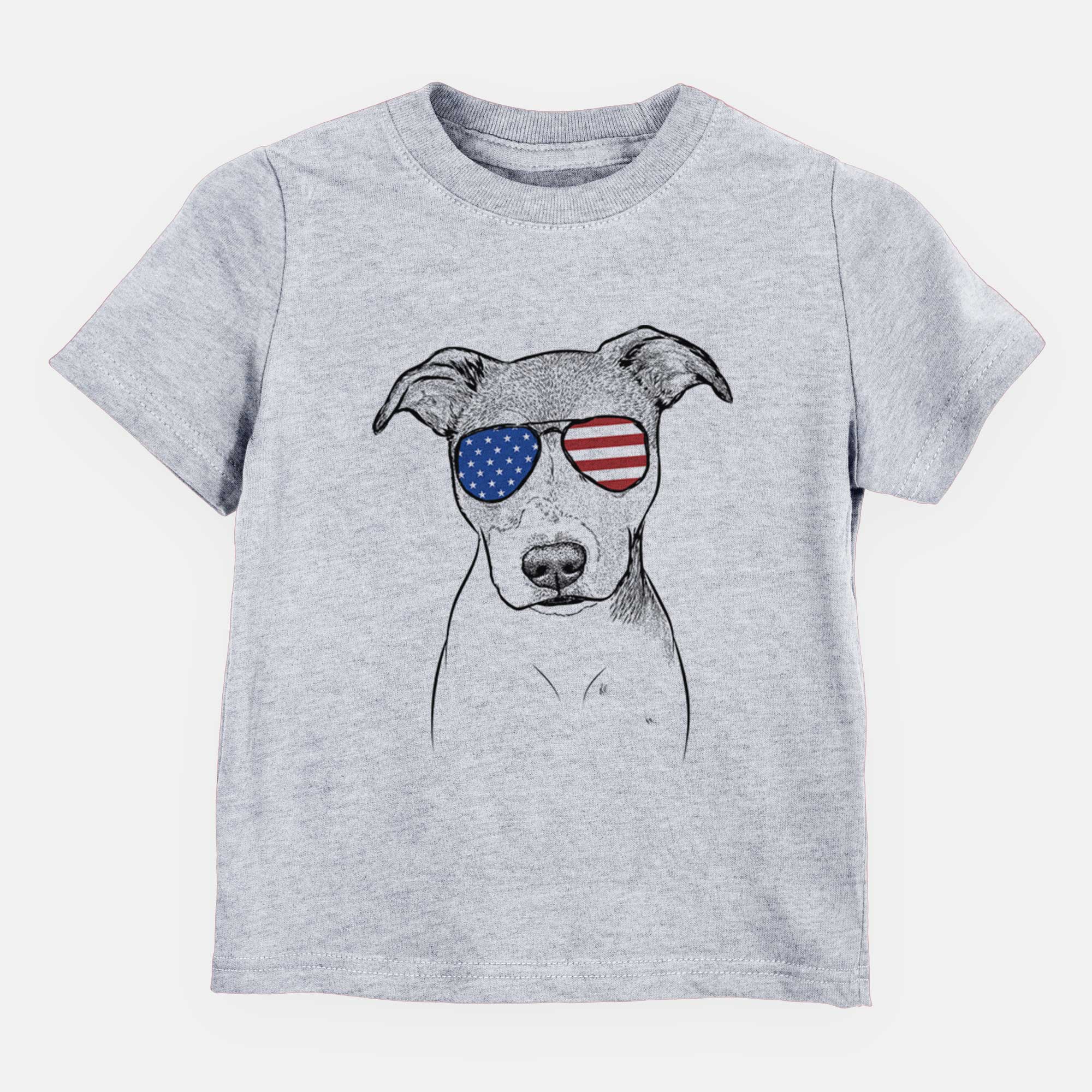 USA Tula the American Staffordshire Terrier Heeler Mix - Kids/Youth/Toddler Shirt