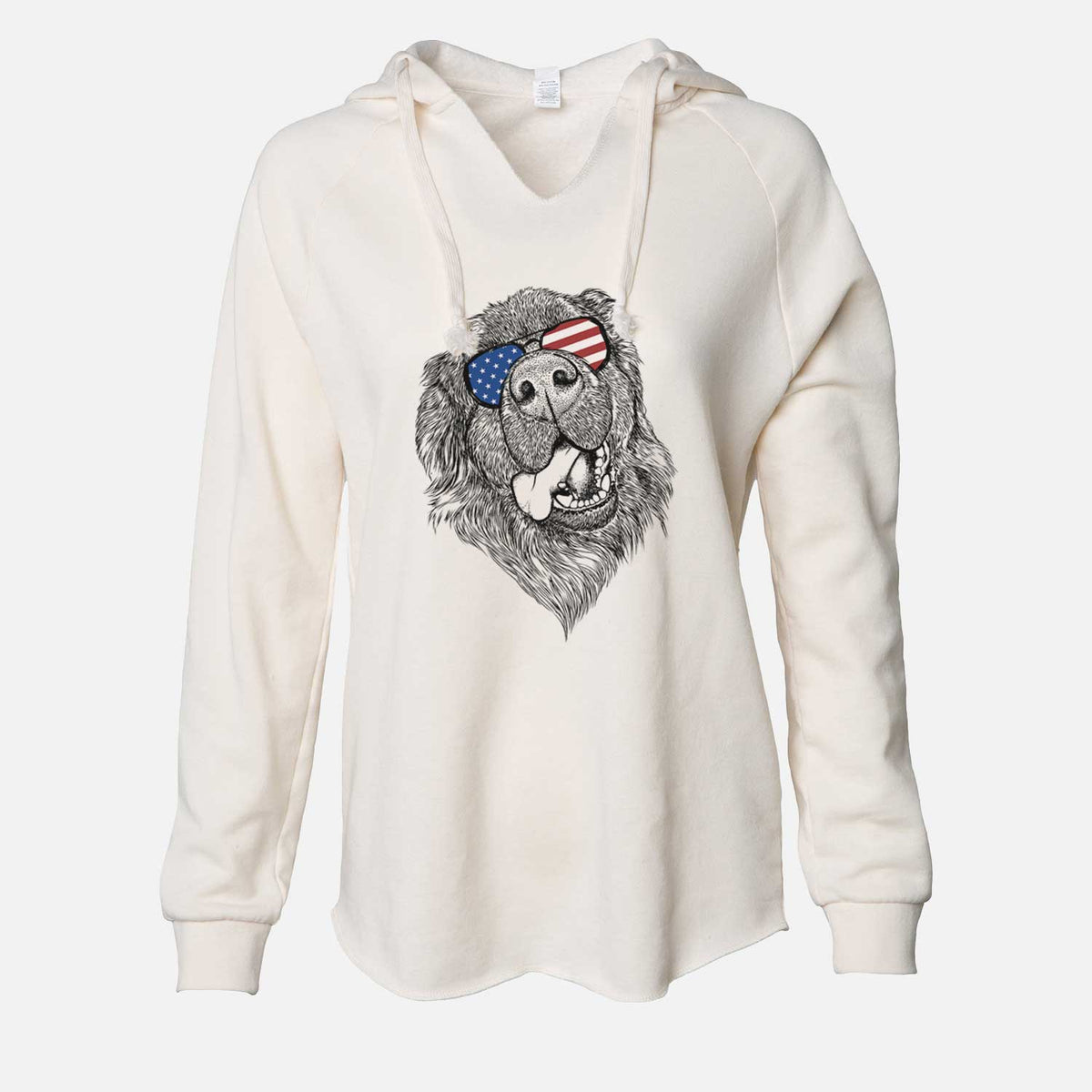 USA Tuna the Newfoundland - Cali Wave Hooded Sweatshirt