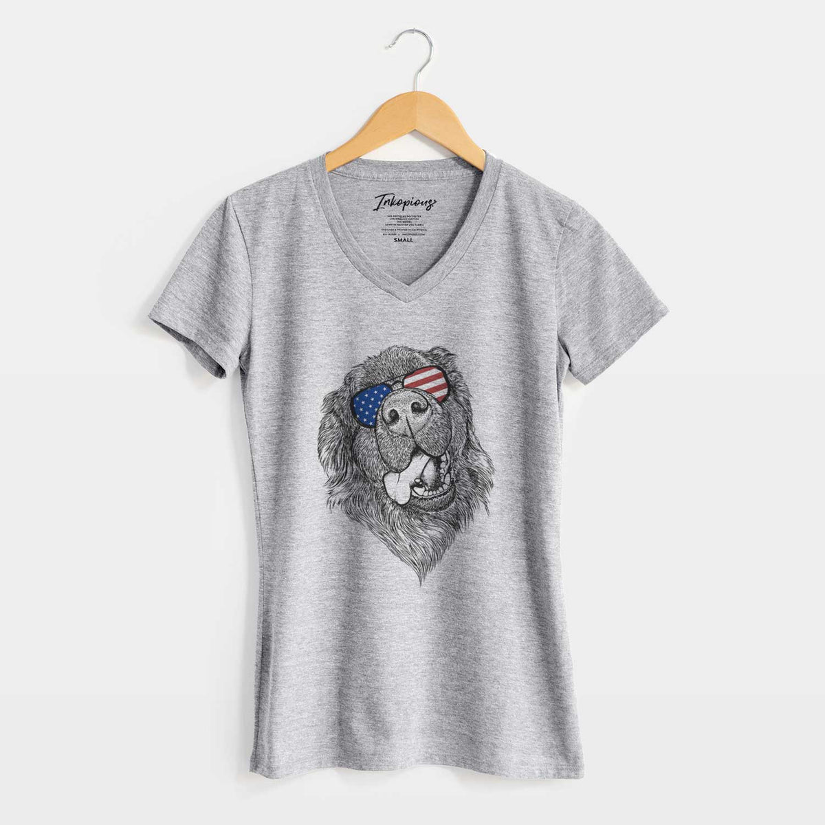 USA Tuna the Newfoundland - Women&#39;s Perfect V-neck Shirt