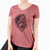 USA Tuna the Newfoundland - Women's Perfect V-neck Shirt