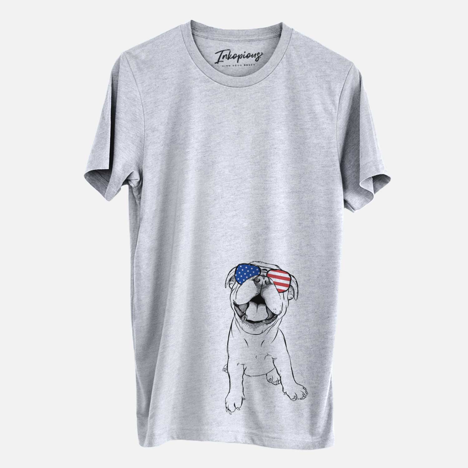 USA Tyke the English Bulldog - Unisex Crewneck