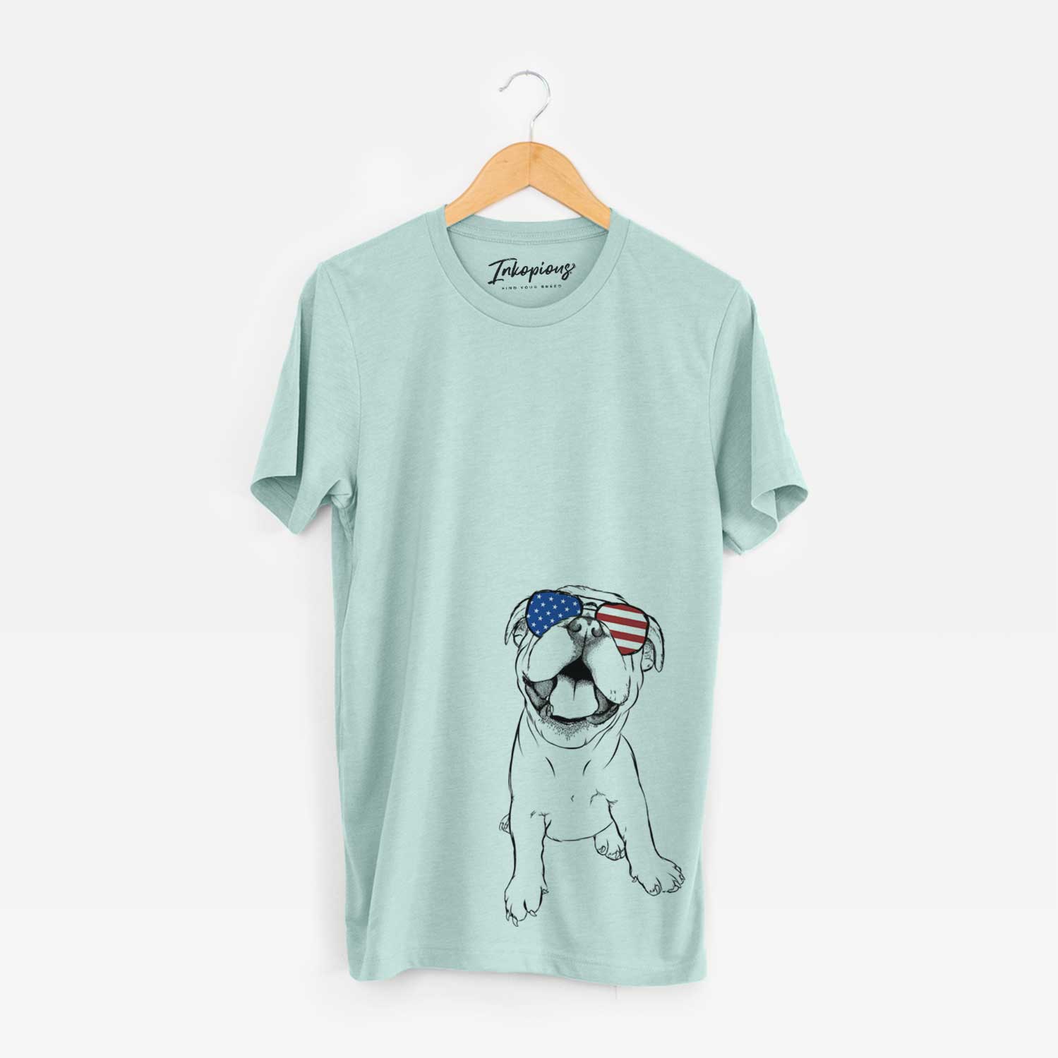 USA Tyke the English Bulldog - Unisex Crewneck