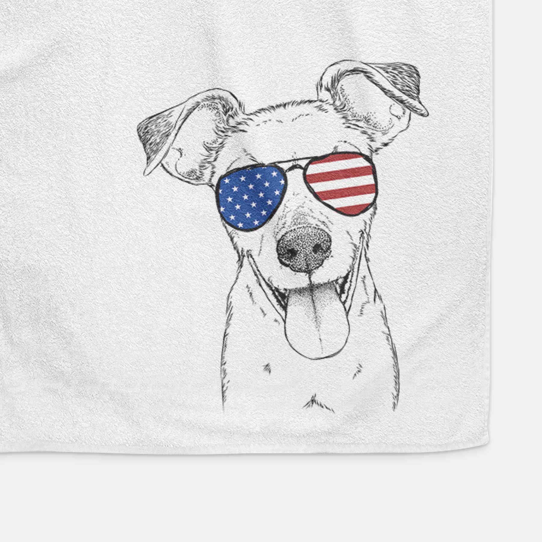 Tyler the Mixed Breed Decorative Hand Towel