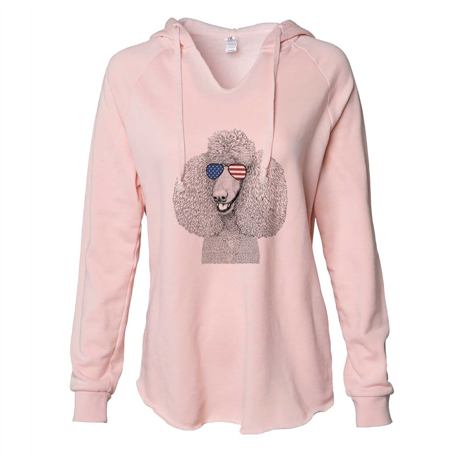 USA Uncle Tucker the Poodle - Cali Wave Hooded Sweatshirt