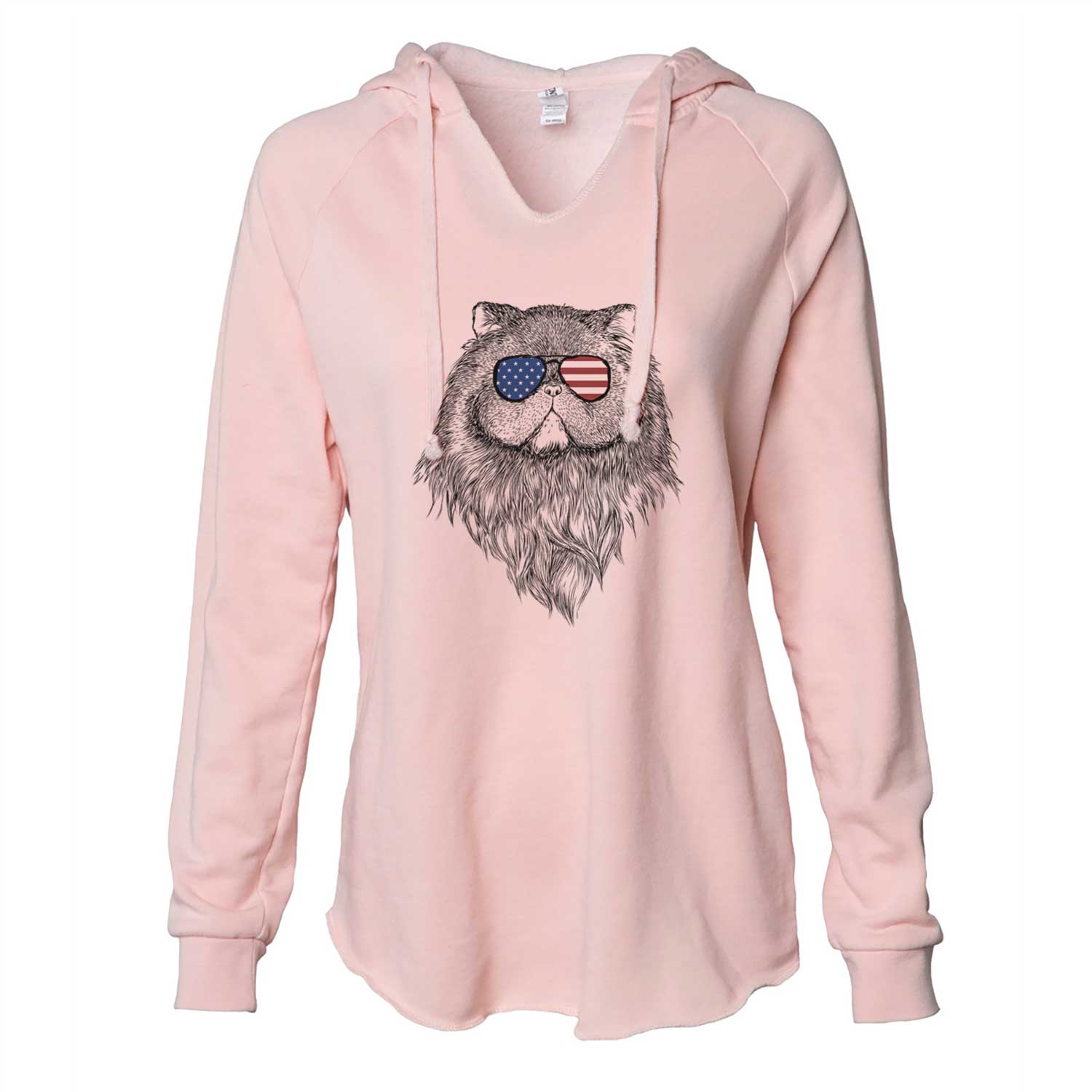 USA Vader the Persian Cat - Cali Wave Hooded Sweatshirt
