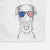 Vaughn the Borzoi Decorative Hand Towel