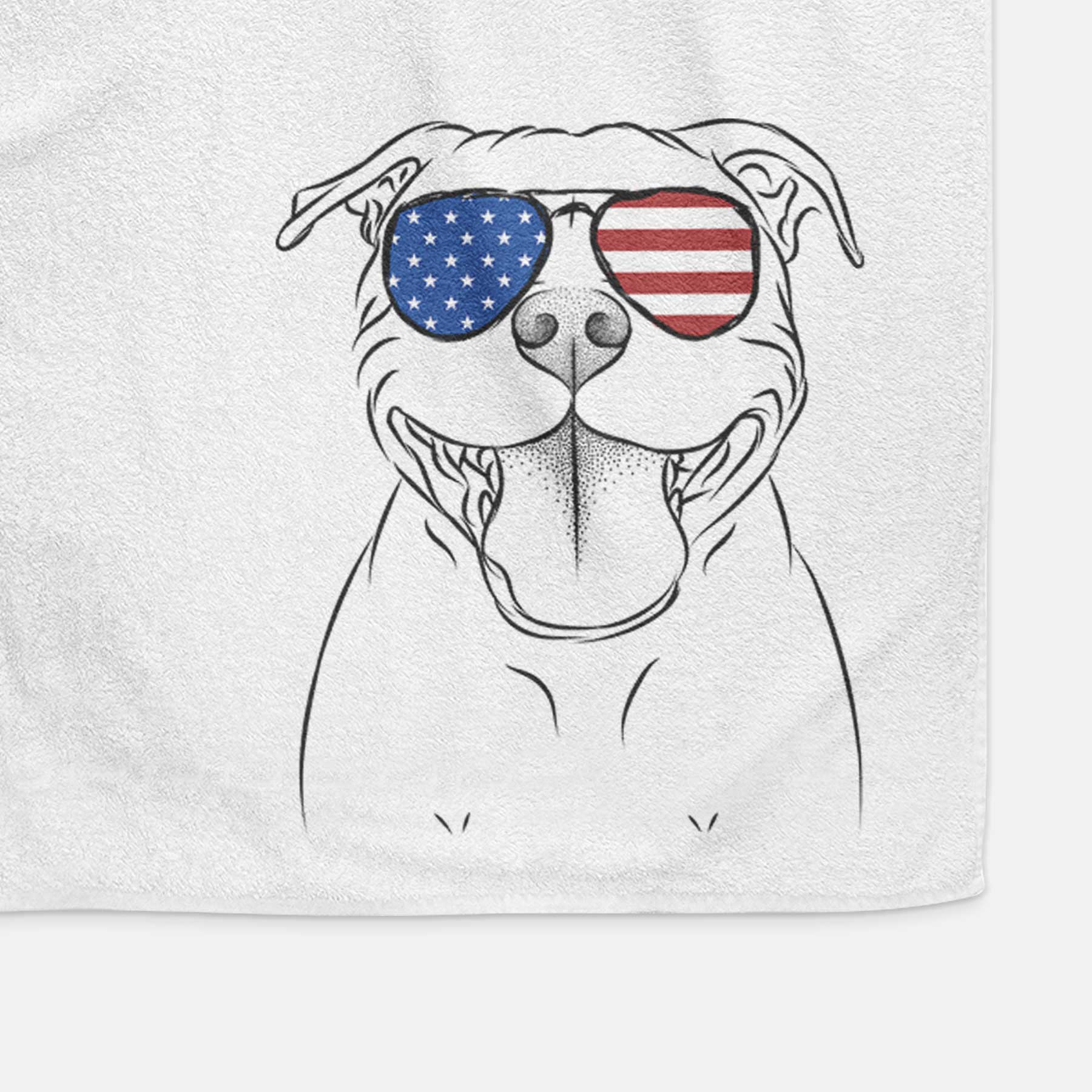 Wafer the Staffordshire Bull Terrier Decorative Hand Towel