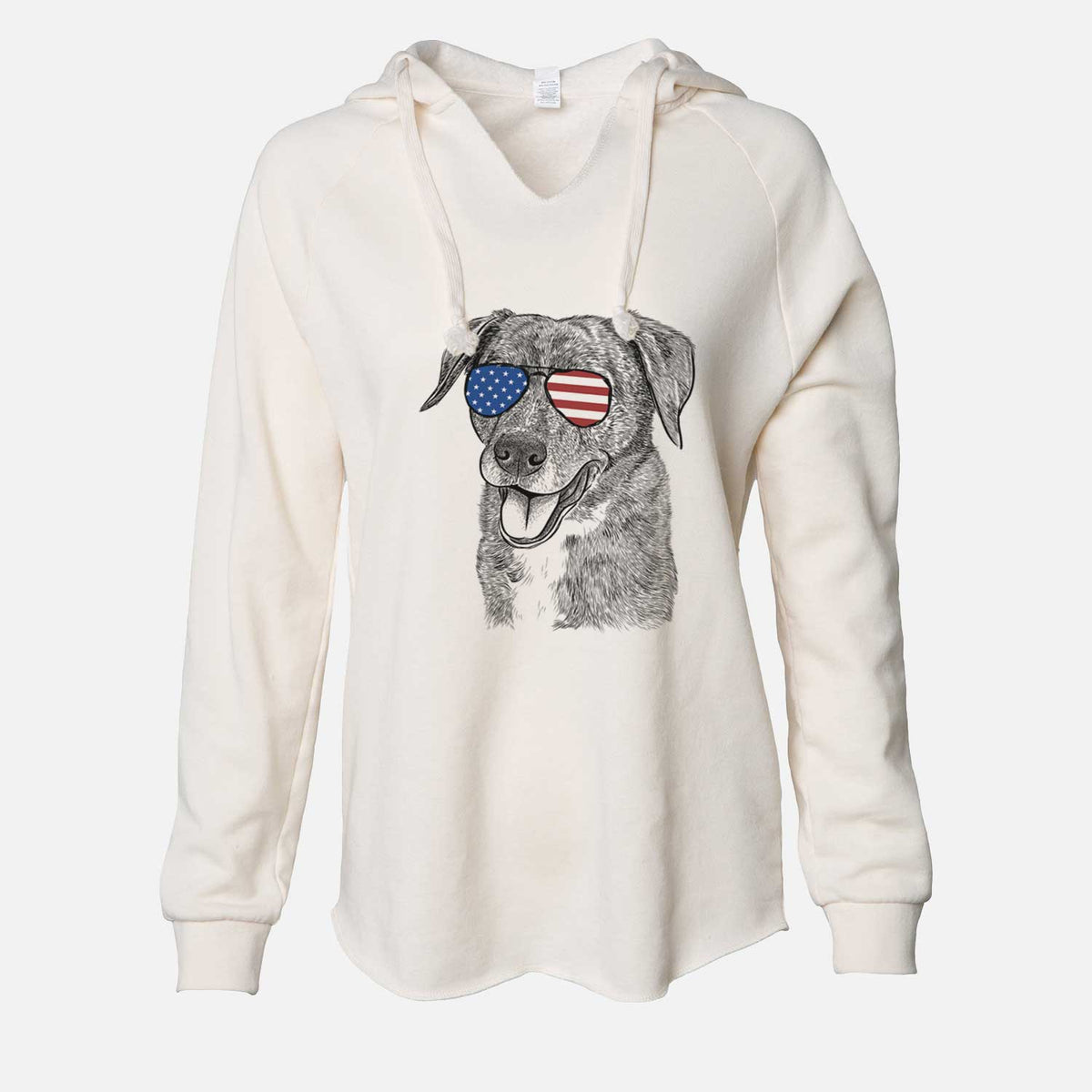 USA Wally the Mixed Breed - Cali Wave Hooded Sweatshirt