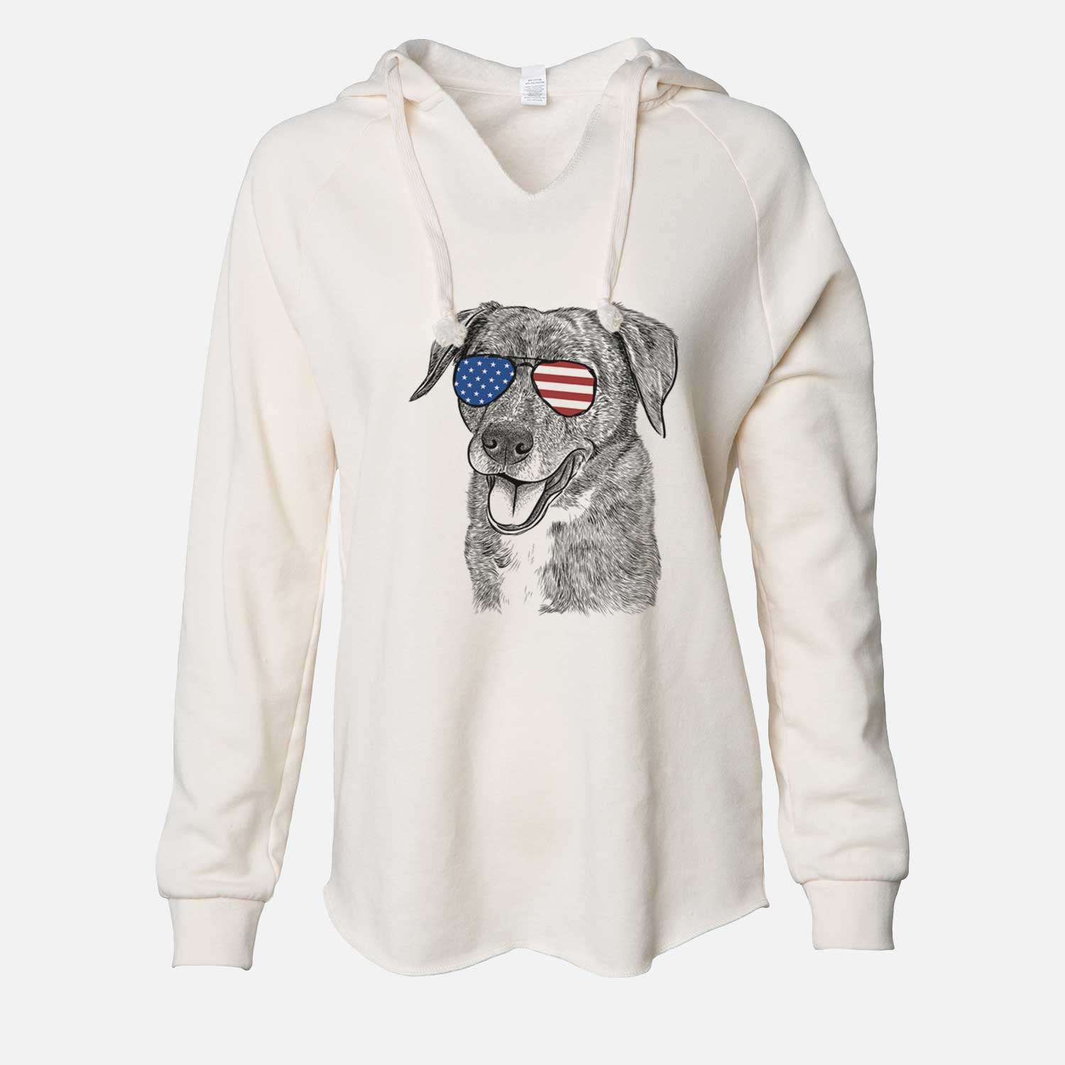 USA Wally the Mixed Breed - Cali Wave Hooded Sweatshirt