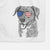 Wally the Mixed Breed Decorative Hand Towel