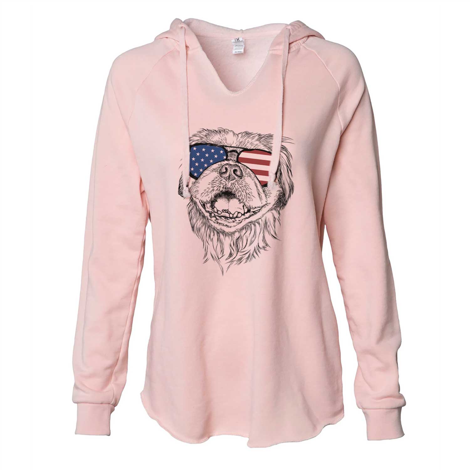 USA Wally the Pekingese - Cali Wave Hooded Sweatshirt