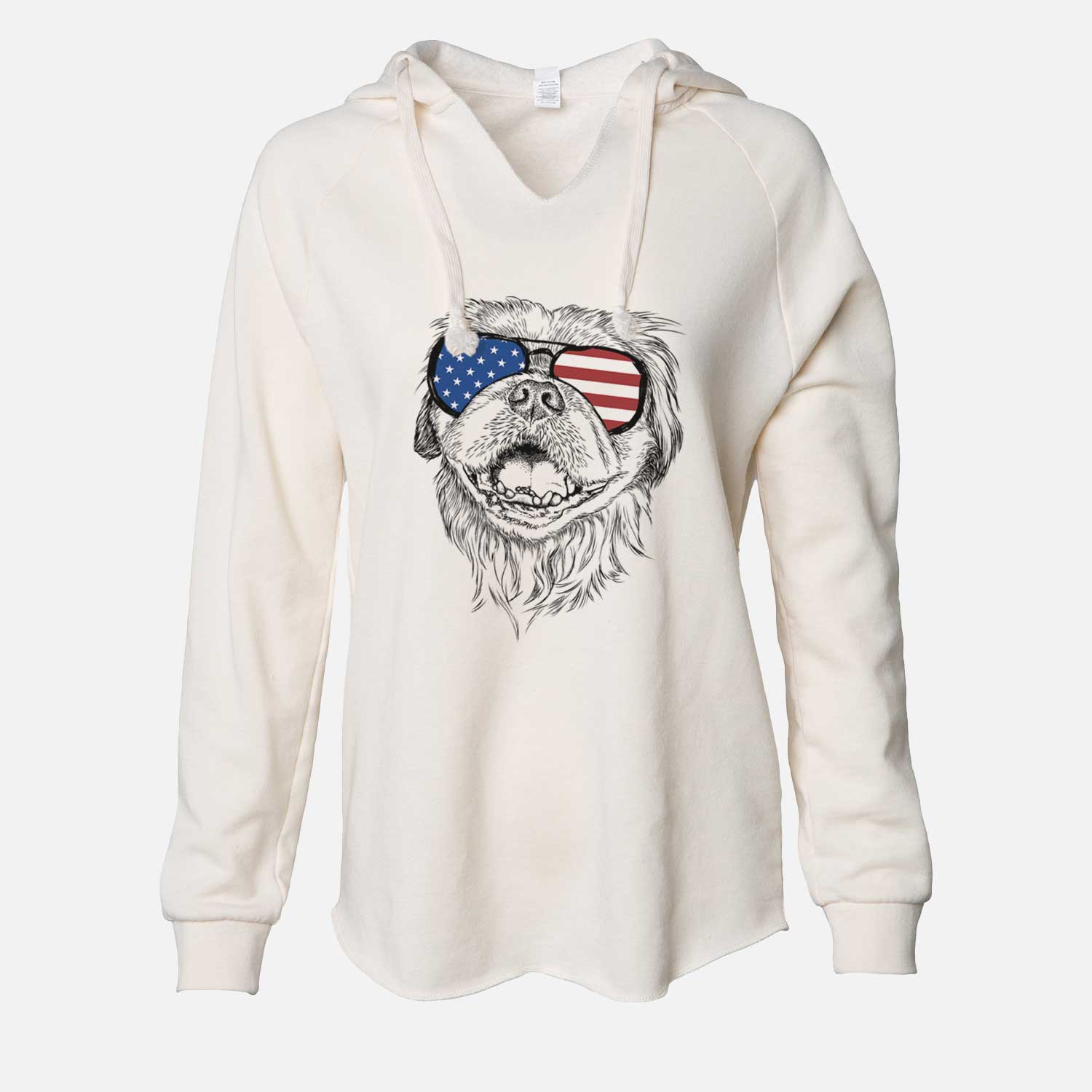 USA Wally the Pekingese - Cali Wave Hooded Sweatshirt