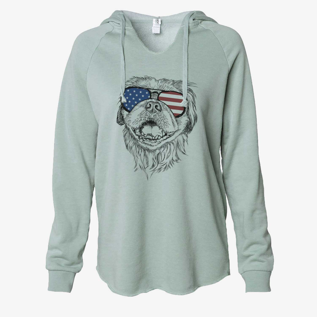 USA Wally the Pekingese - Cali Wave Hooded Sweatshirt
