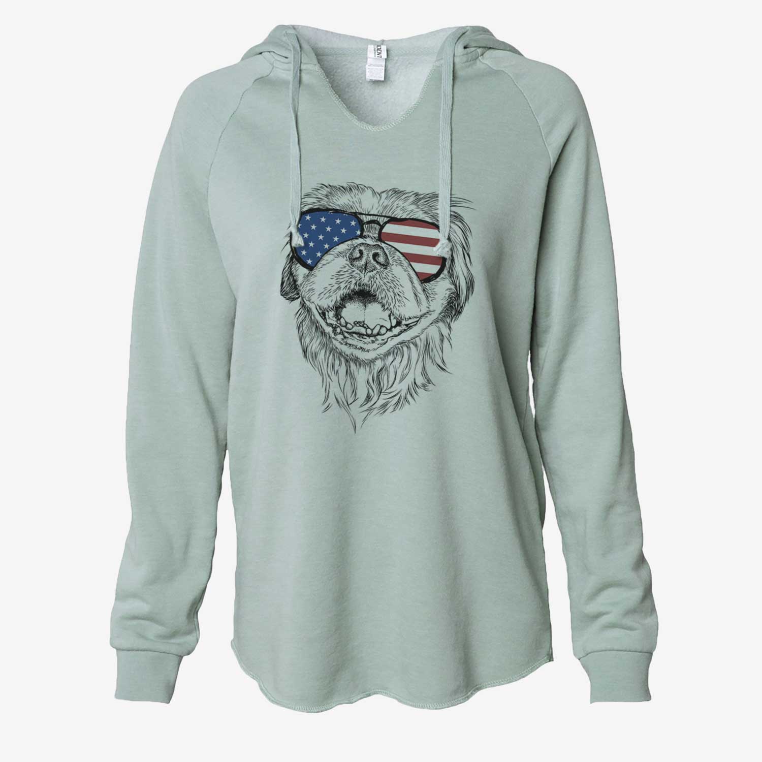USA Wally the Pekingese - Cali Wave Hooded Sweatshirt