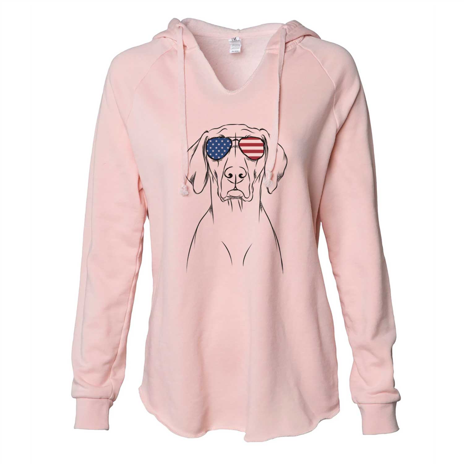 USA Walter the Weimaraner - Cali Wave Hooded Sweatshirt