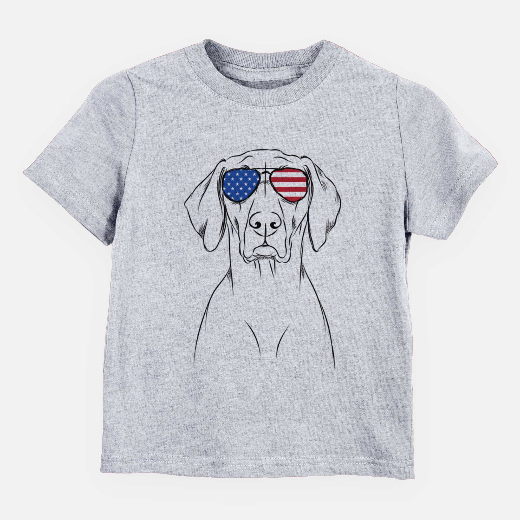 USA Walter the Weimaraner - Kids/Youth/Toddler Shirt