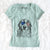 USA Walter the Bernese Mountain Dog Mix - Women's Perfect V-neck Shirt