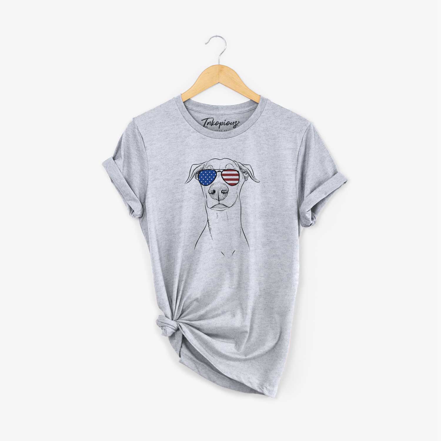 USA Walter the White Doberman Rescue - Unisex Crewneck