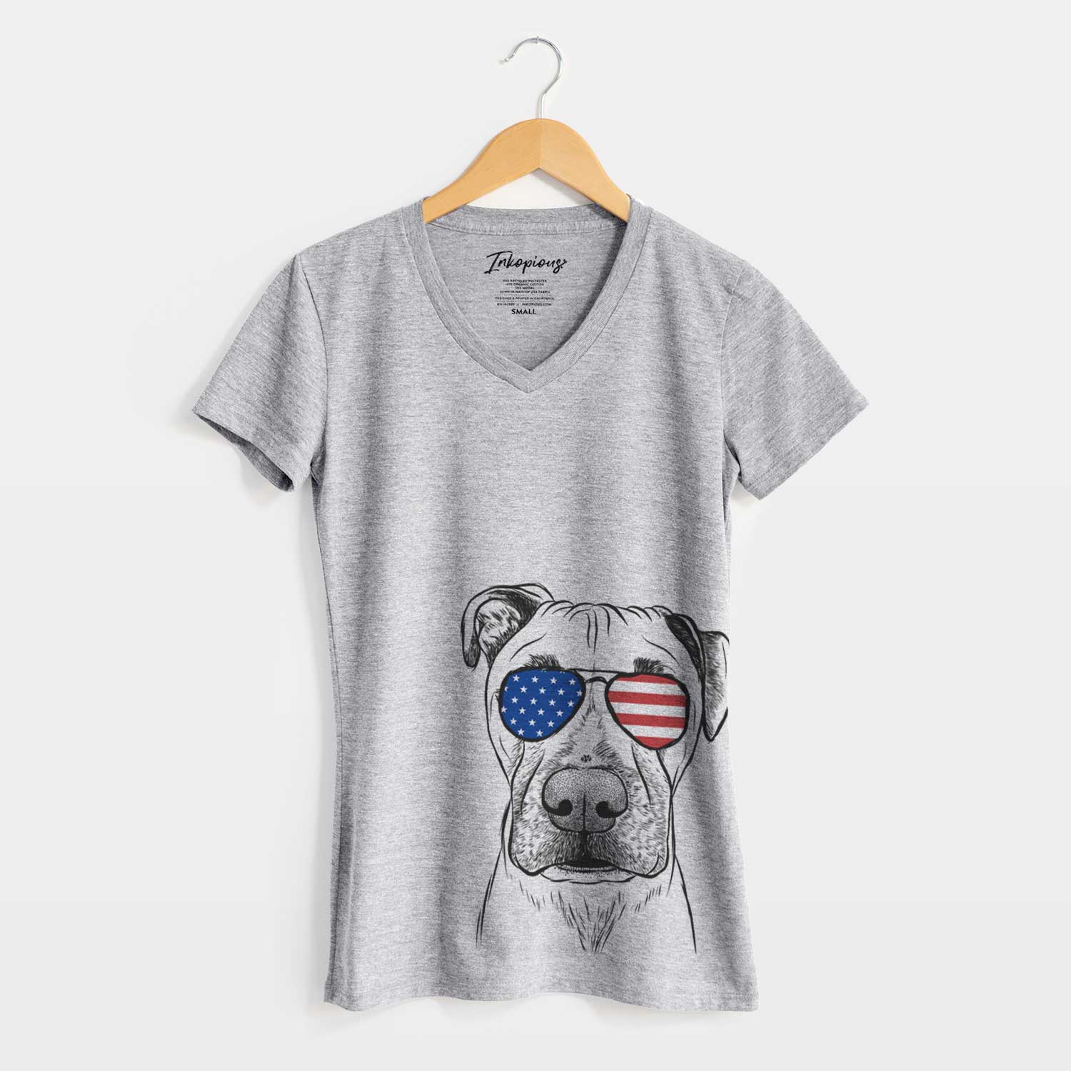 USA Waylon the Boxane - Women's Perfect V-neck Shirt