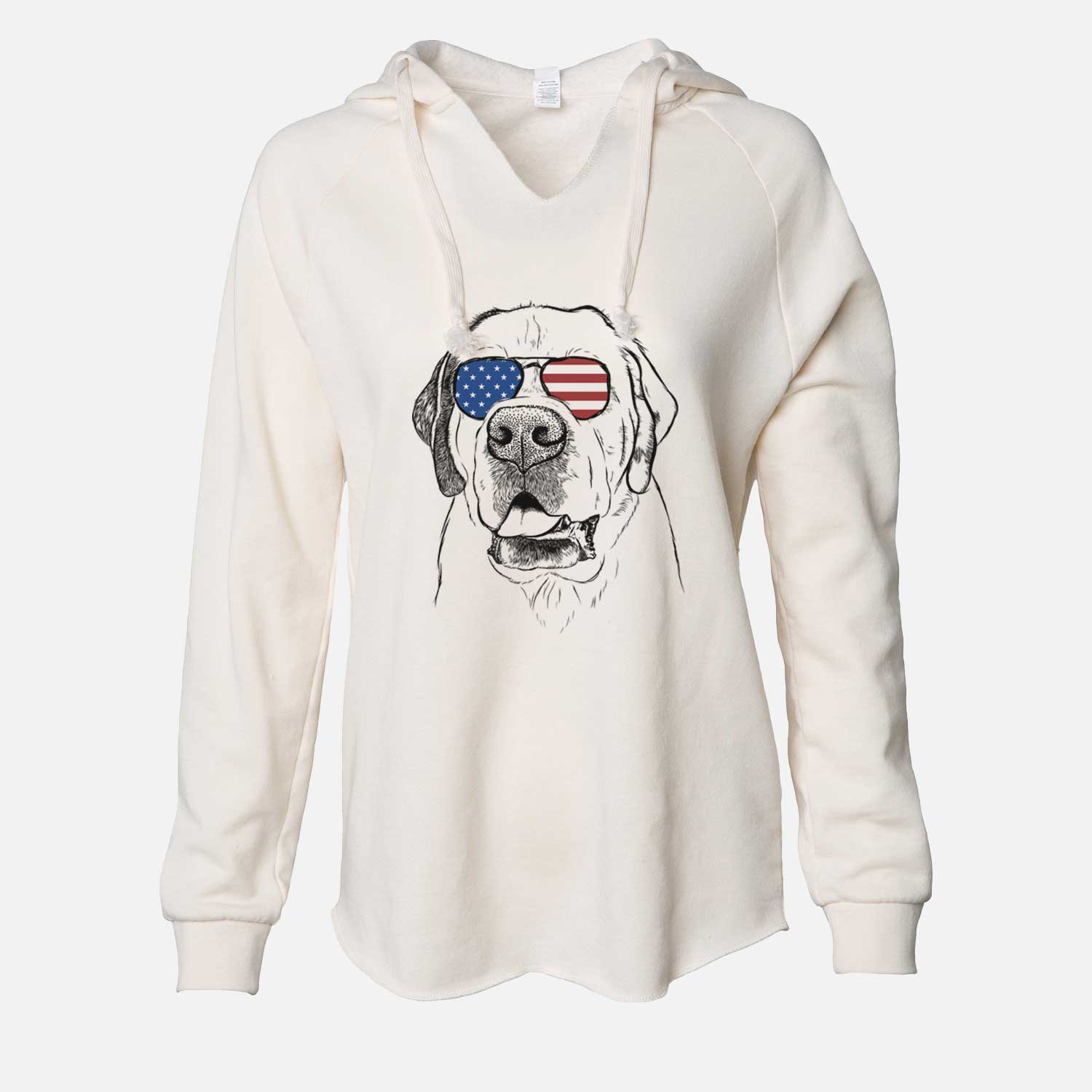 USA Wendy the Saint Bernard - Cali Wave Hooded Sweatshirt