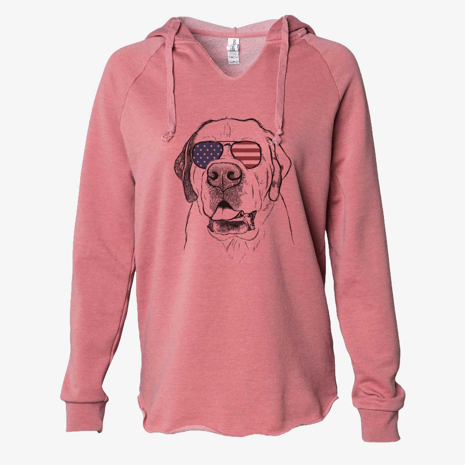 USA Wendy the Saint Bernard - Cali Wave Hooded Sweatshirt