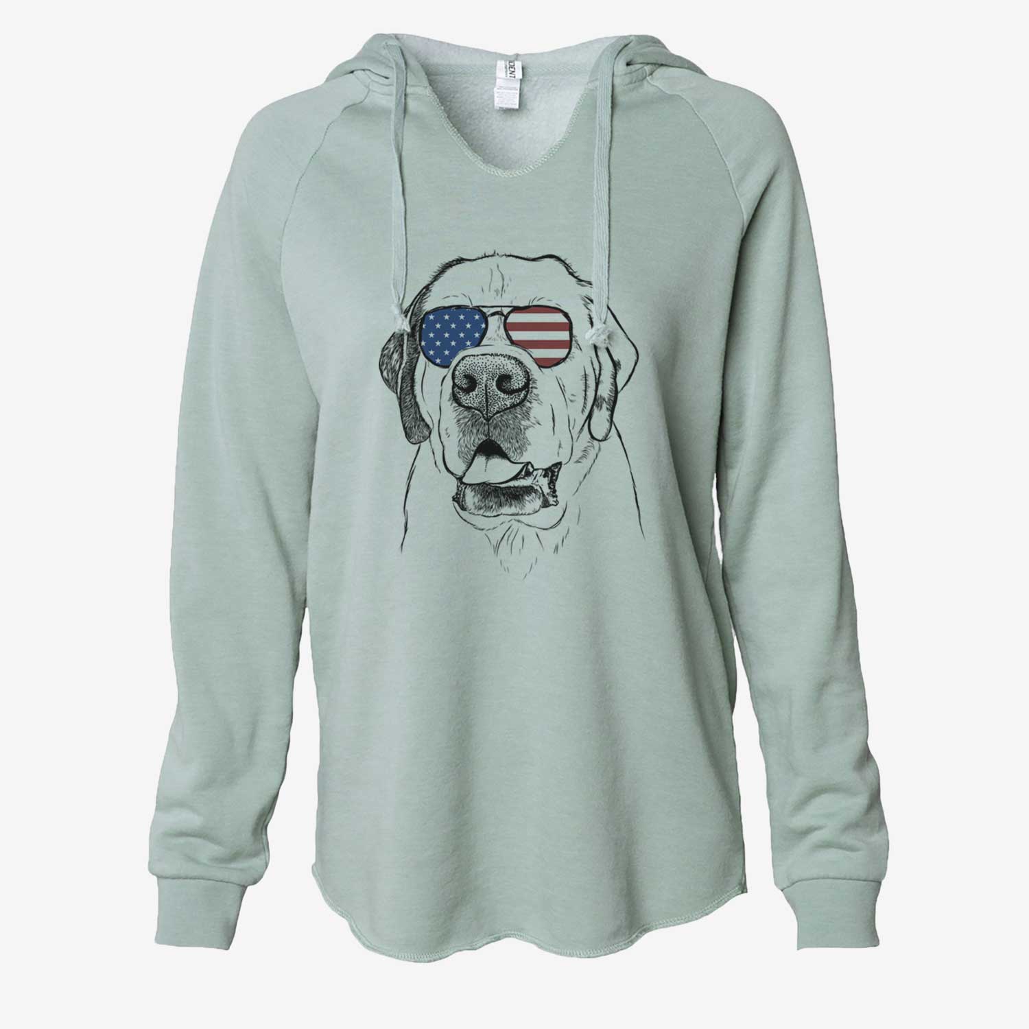 USA Wendy the Saint Bernard - Cali Wave Hooded Sweatshirt