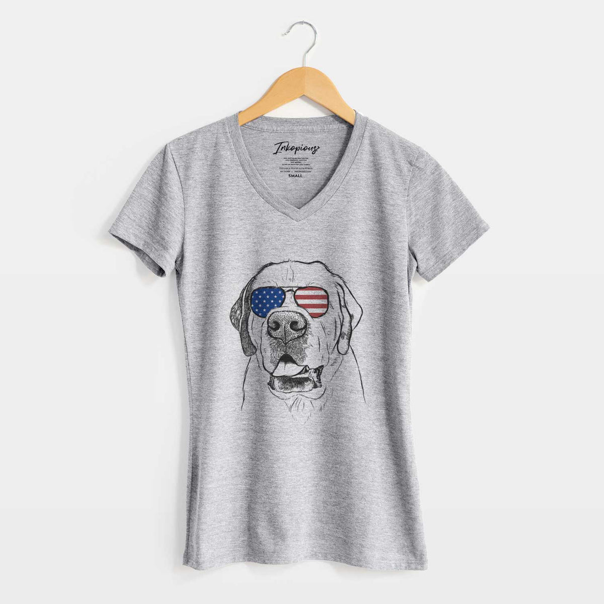 USA Wendy the Saint Bernard - Women&#39;s Perfect V-neck Shirt