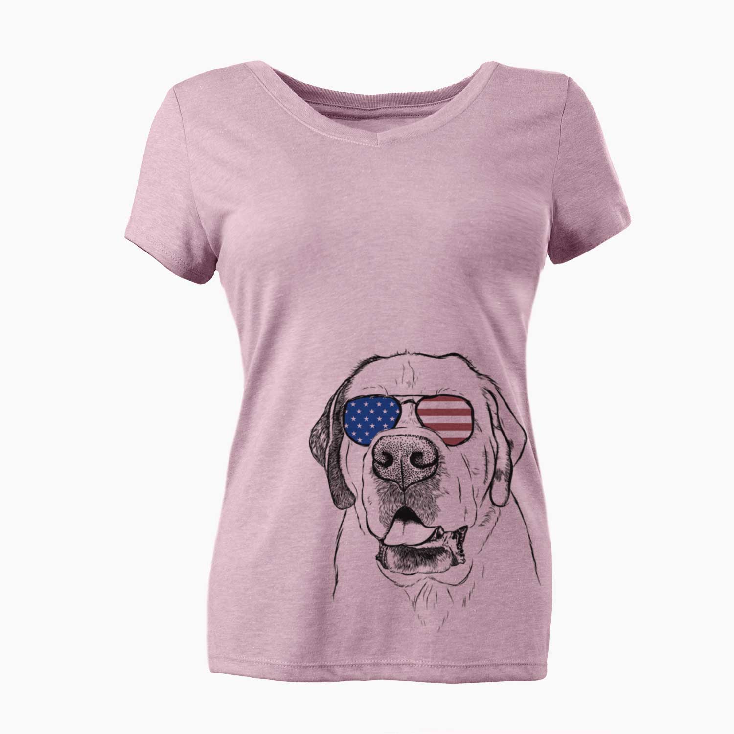 USA Wendy the Saint Bernard - Women's Perfect V-neck Shirt