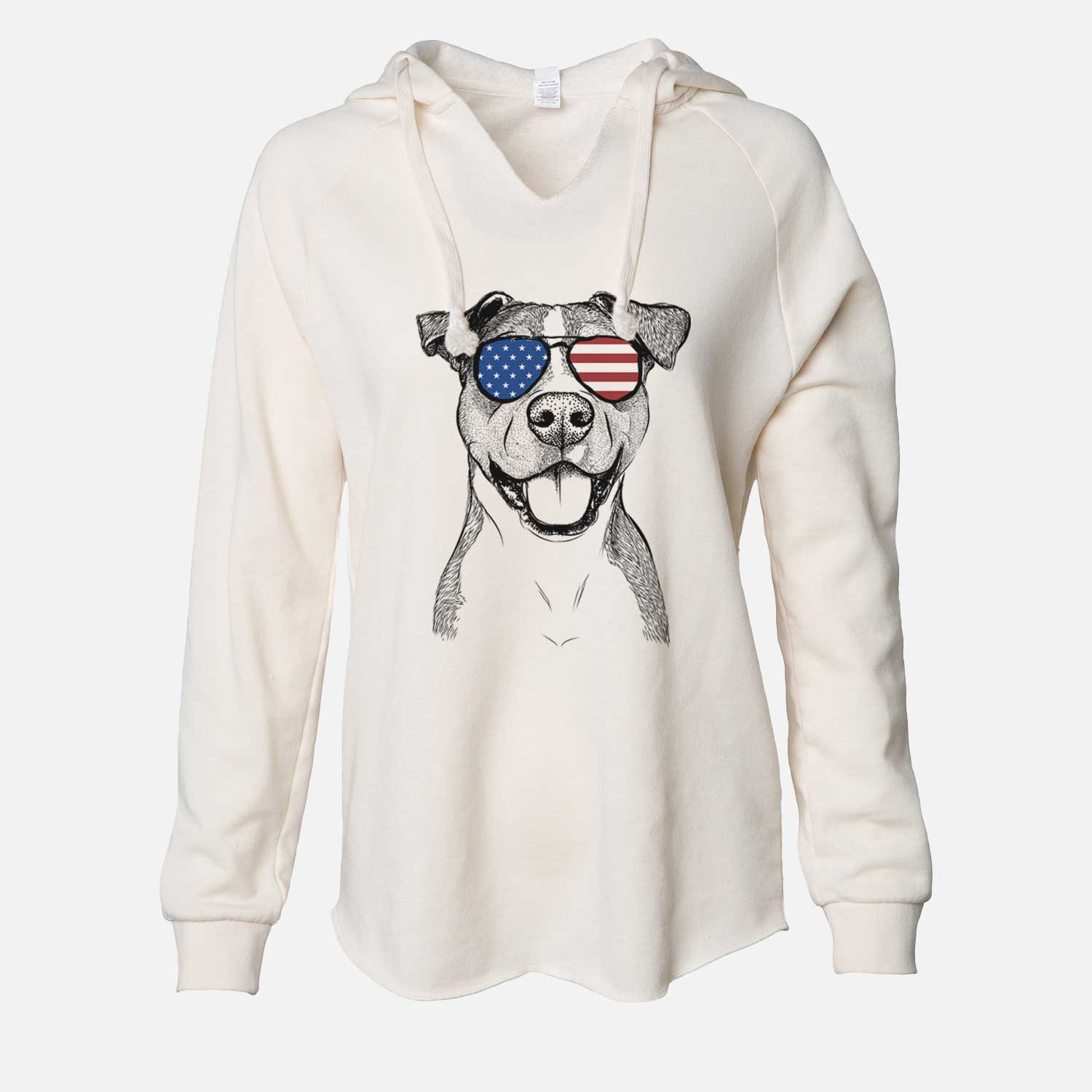 USA Wendy the Mixed Breed - Cali Wave Hooded Sweatshirt
